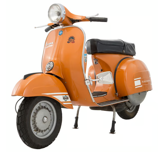 Vespa Lambretta Scooter Royal Alloy Scomadi Stadium Legshield Mirror Folding Type Stadium - Left Hand Side