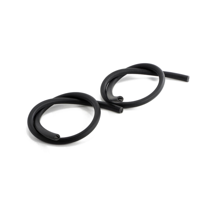 Tutto Lambreta LI SX TV DL GP Black Legshield Rubber Set (1 Pair)