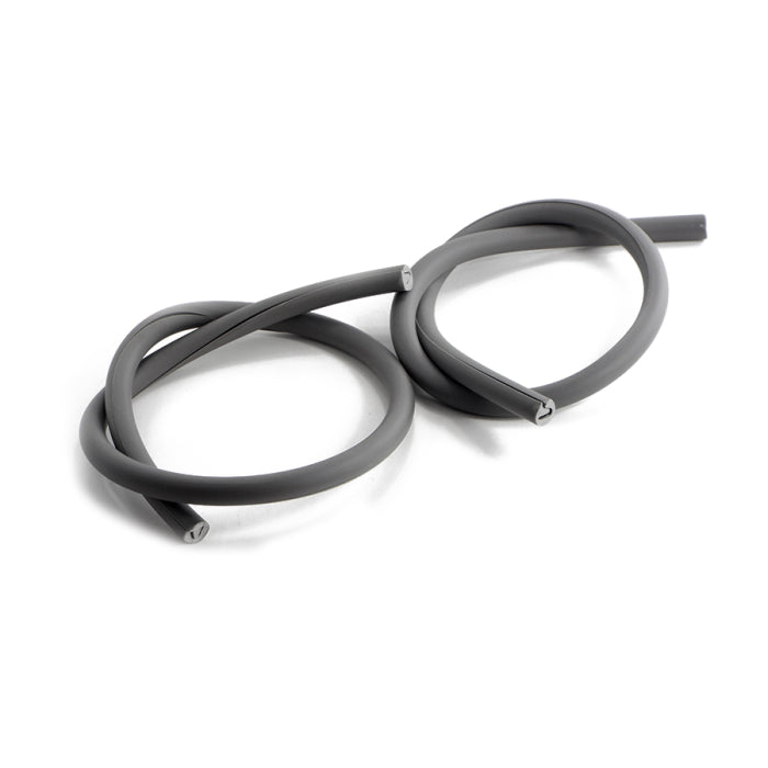 Tutto Lambretta LI SX TV Grey Legshield Rubber Set (1 Pair)