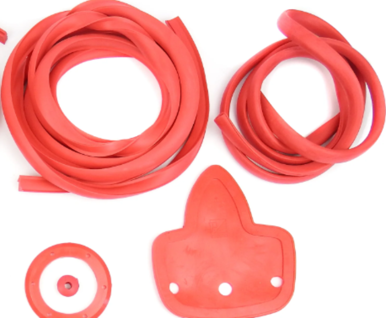 Vespa Super (VBC) Sprint (VLB) Rally Rubber Set Kit Pack - Red