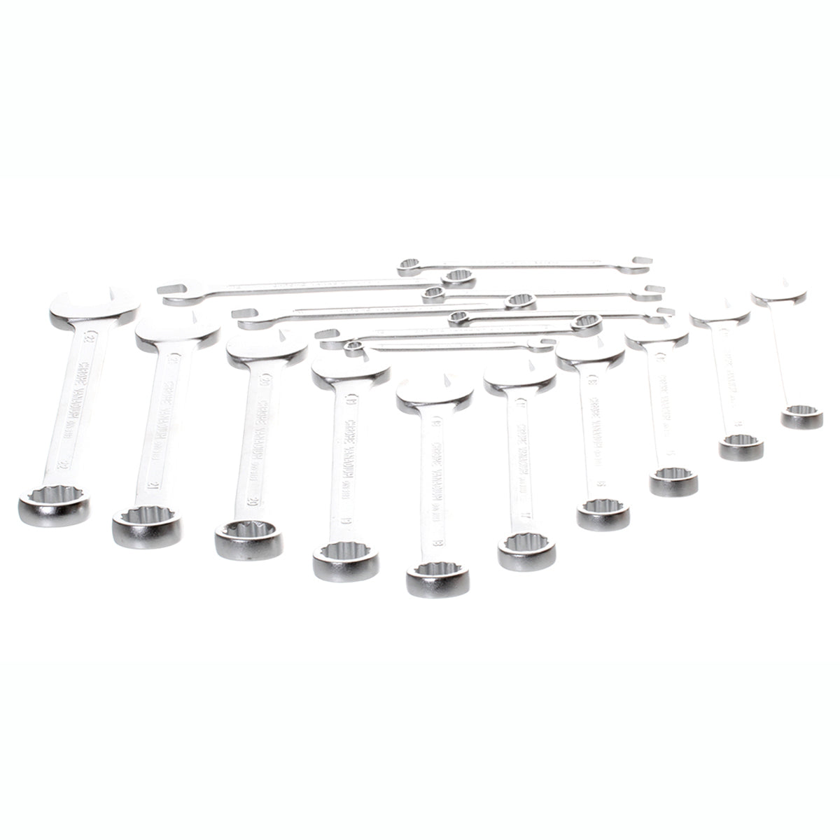 Bike It Combination Spanner Set 17pc Metric Motorcycle Workshop Tool - Beedspeed
