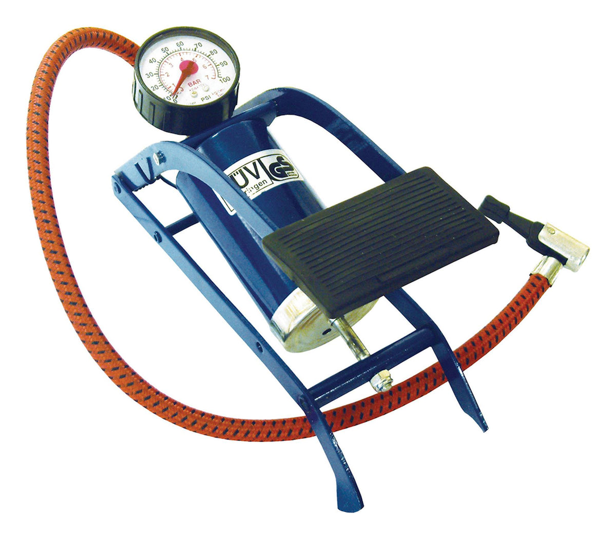 Bike It Mono Cylinder Foot Pump Motorcycle MTB Workshop