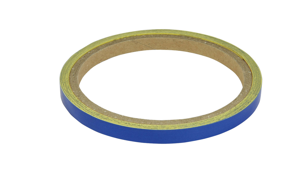 Bike It Reflective Wheel Stripes 7mm Dark Blue Motorcycle