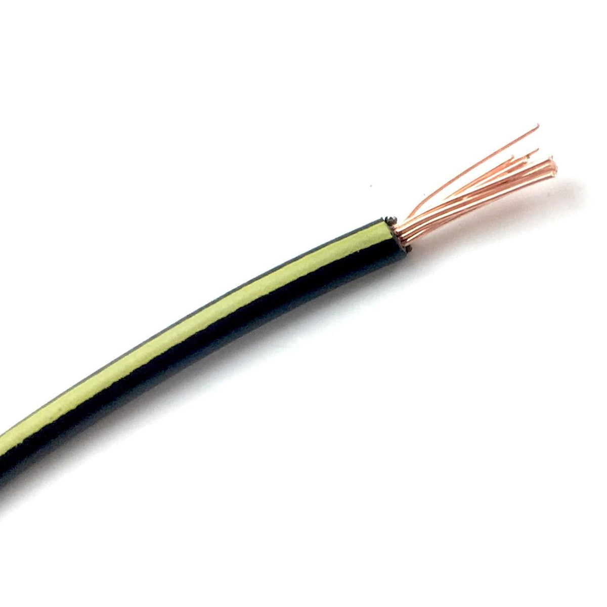 Automotive Wiring/Wire Cable Black/Yellow Per Meter