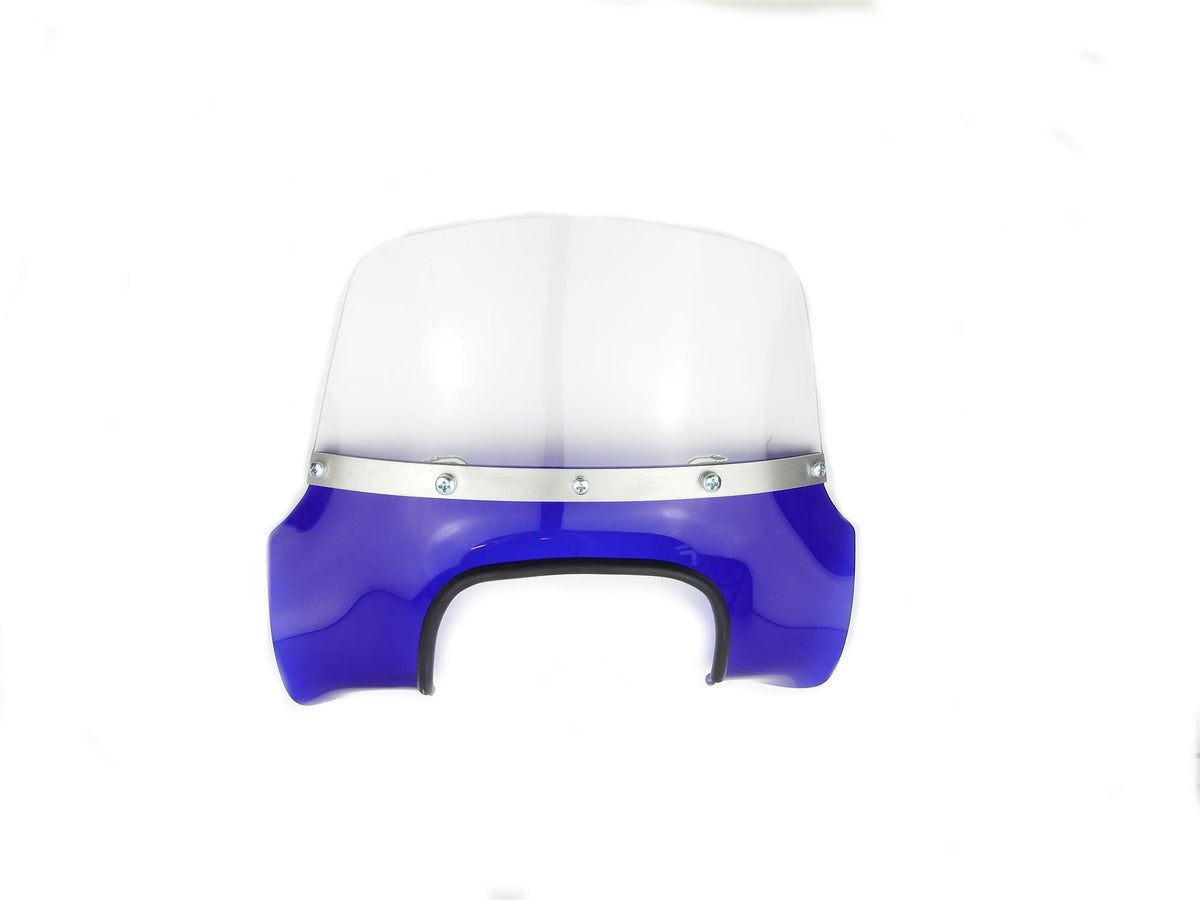 Lambretta Flyscreen MOD Style Li Transparent Blue