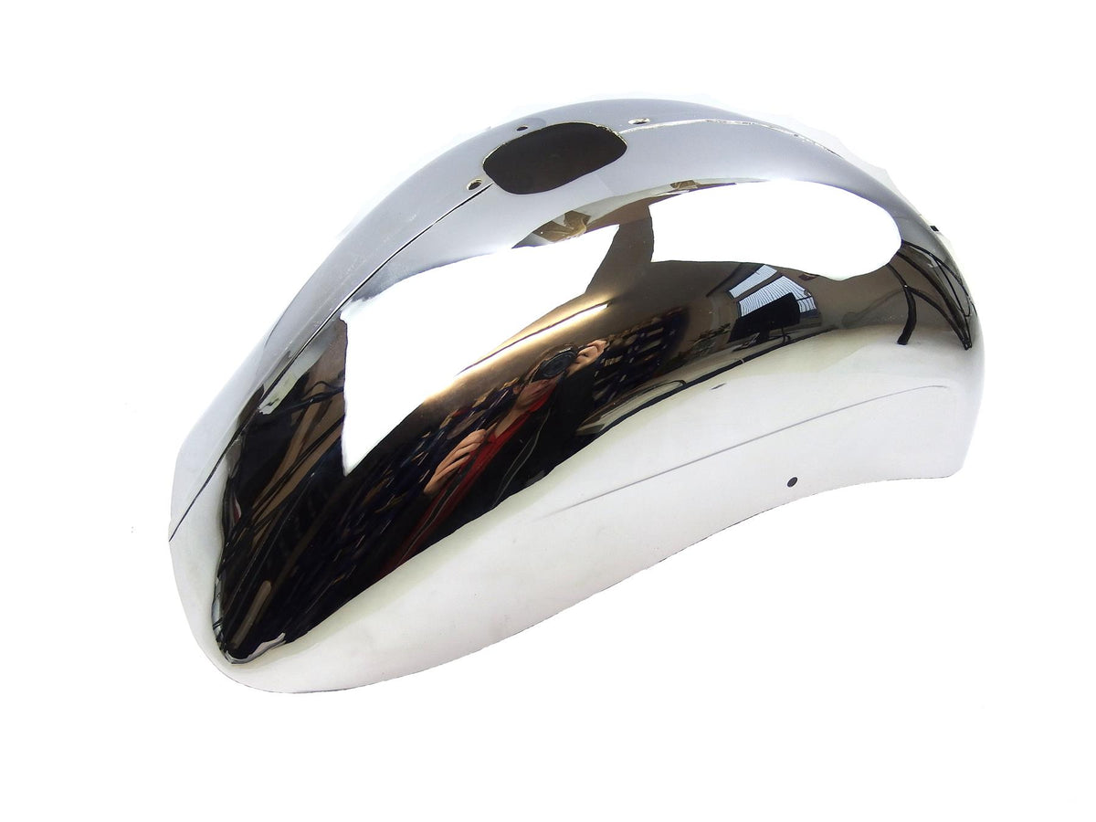Vespa PX PE T5 LML - GS/VBB Style Chrome Front Mudguard
