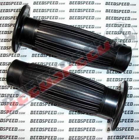 Twistgrips - Standard Motorcycle - Black Balloon Style