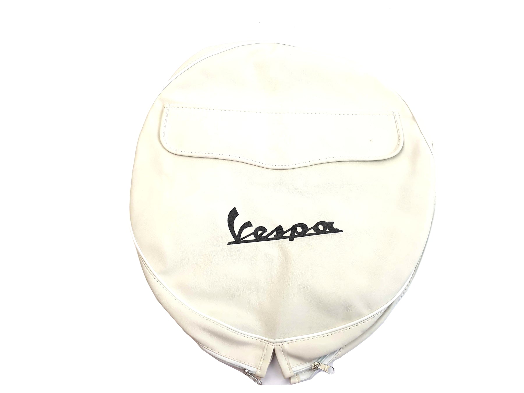 Vespa PX T5 V50 GS Rally Super Sprint Spare Wheel Cover with Pocket & Logo - Made to Order Custom Colours