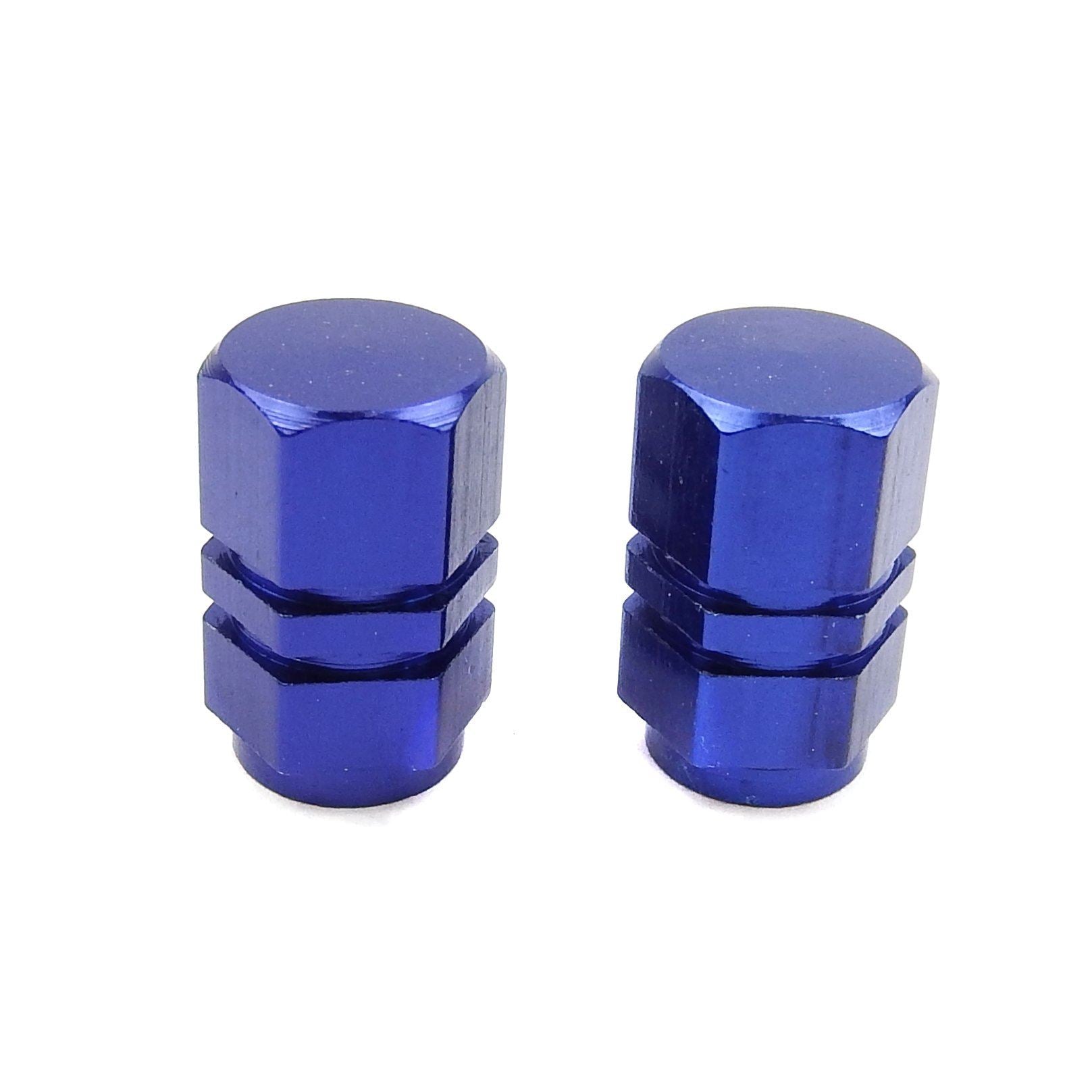 Valve Cap Blue Hex