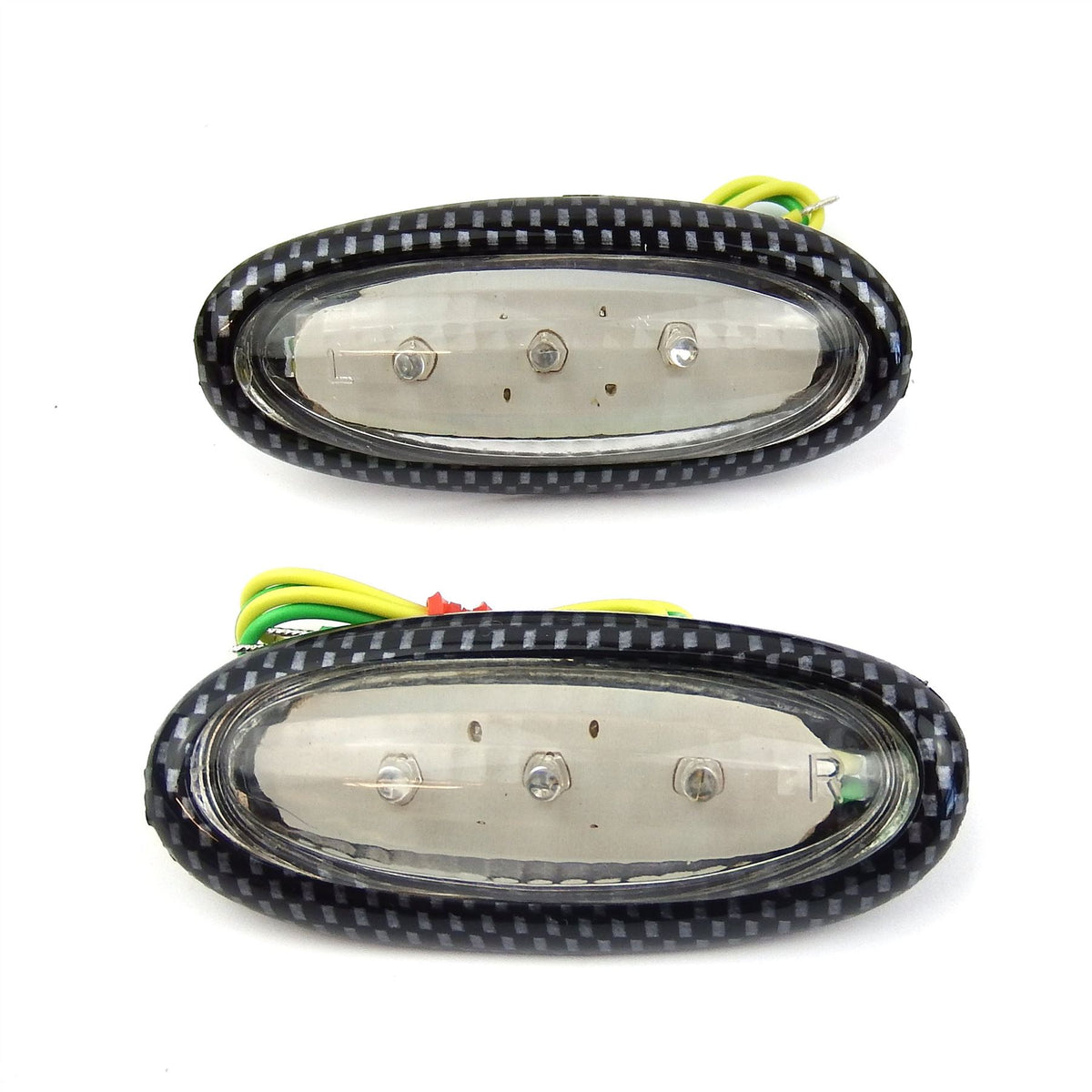 Lamp - Indicator Unit Set - Front - Carbon Surround - Gilera Run