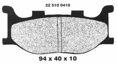 Brake Pads 22 510 0410