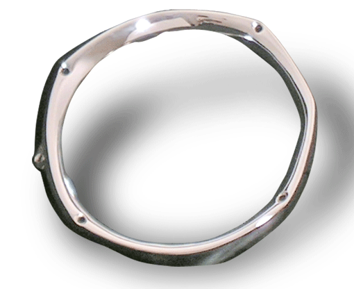 Lambretta Series 3 Li Special TV SX Headlight Rim - Polished Stainless Steel - Beedspeed