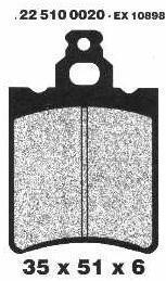 Brake Pads 22 510 0020 - Beedspeed