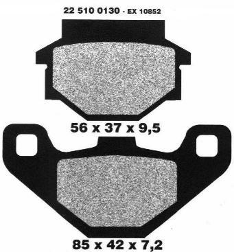 Brake Pads 22 510 0130 - Beedspeed