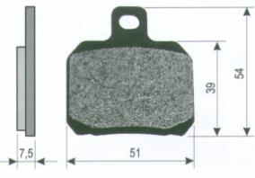 Brake Pads 22 510 0490 - Beedspeed
