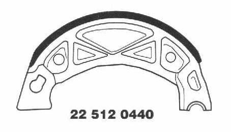 Brake Shoes 22 512 0440 - Beedspeed