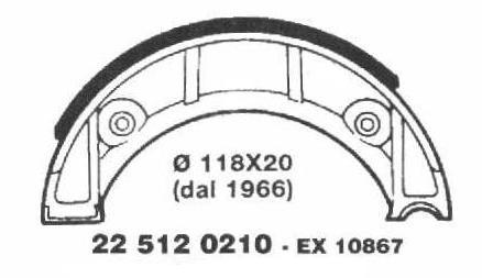 Brake Shoes 22 512 0210 - Beedspeed