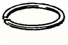 Vespa - Piston Ring - For Polini 210cc Kit - P200/Cosa/Rally -