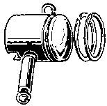 Vespa - Piston Kit - For DR 75cc Kit - V50/PK50