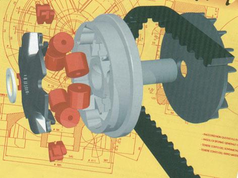 Automatic - Variator - Malossi - 51 7081 - Piaggio Sfera/Zip 50c