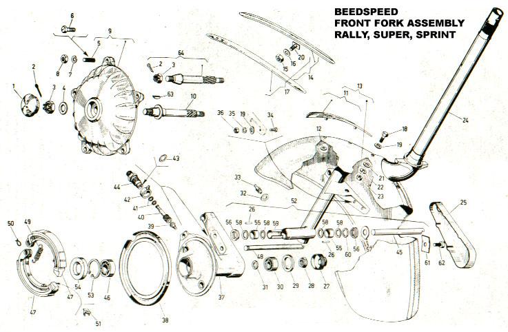 Vespa - Mudguard - Front - Sprint, GL