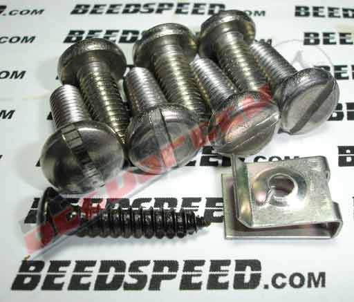 Vespa - Fixing Kit - Head/Fly Cowling - Stainless Primavera