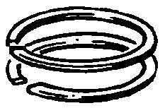 Piston Ring Kit - 70cc - For Airsal 02A Kit - A.C Scarabeo/F10/J