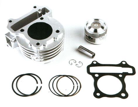 Cylinder Kit - 80cc - Airsal - 17 - Baotian, Kymco, 139QMB Engin