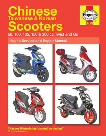 Manual - Haynes Chinese, Taiwanese & Korean Scooters