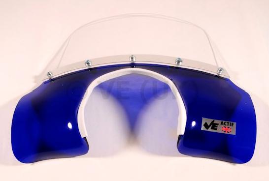 Lambretta - Flyscreen - MOD Style - SX - Transparent Blue