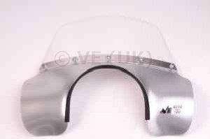 Vespa Fly Screen MOD Style PX, PE, T5, LML In Silver