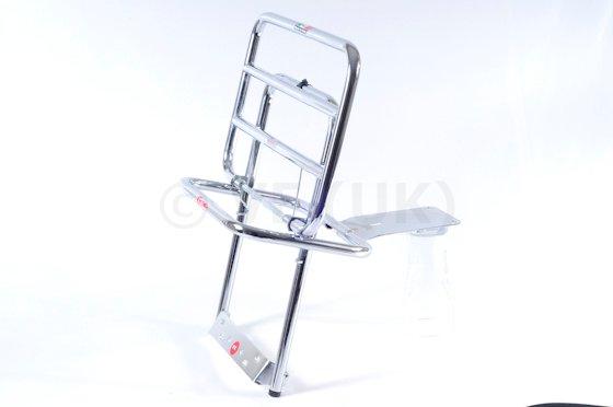 Vespa - Carrier - Rear Folding - Faco - Chrome - PX, PE, T5 Clas