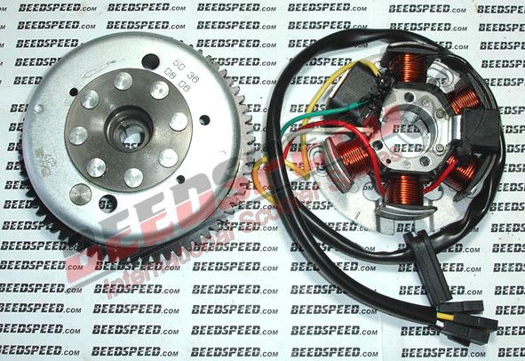 Electrical - Stator Plate and Flywheel - Aprilia/Derbi