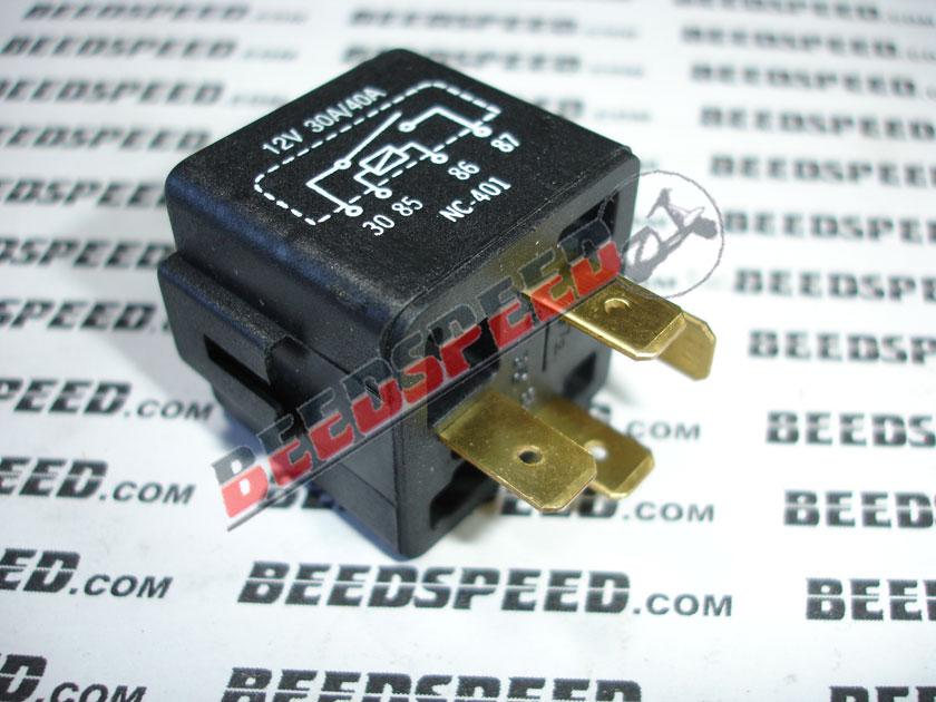 Electrical - Starter Relay - 12V 30/40 AMP - With Bracket - Scoo