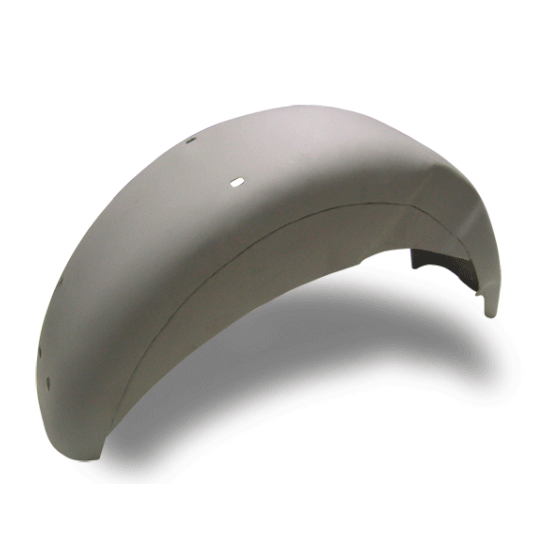 Lambretta Series 2 Li TV Rear Mudguard - Bare Metal