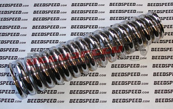 Shock Absorber Vespa (Front) Spring - Rally, Sprint - Chrome - 17cm