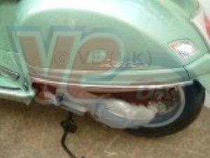 Automatic - Crash Bar - Rear - Faco - Vespa GT 125/200 - Chrome Plus