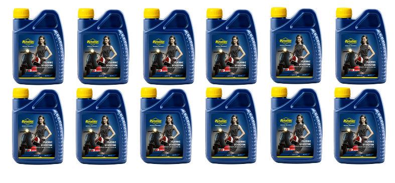 Oil - Putoline - Classic Scooter 2 Stroke - 1 Litre Box of 12
