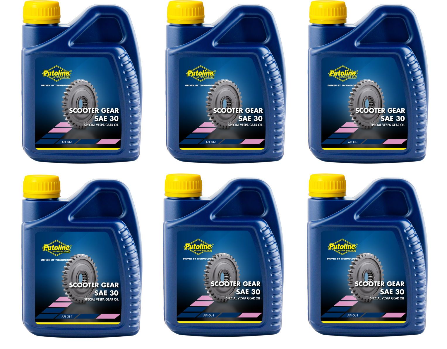 Putoline Gearbox SAE 30 1/2 Litre Box Of Vespa