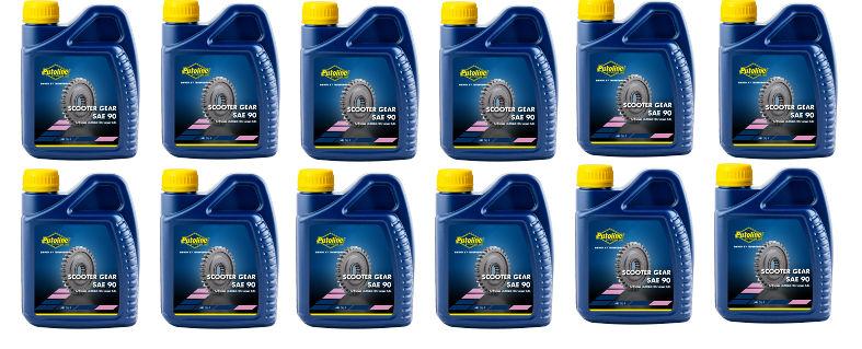 Oil - Putoline - Gearbox SAE 90 - box of/12 x 1/2 Litre - Lambretta