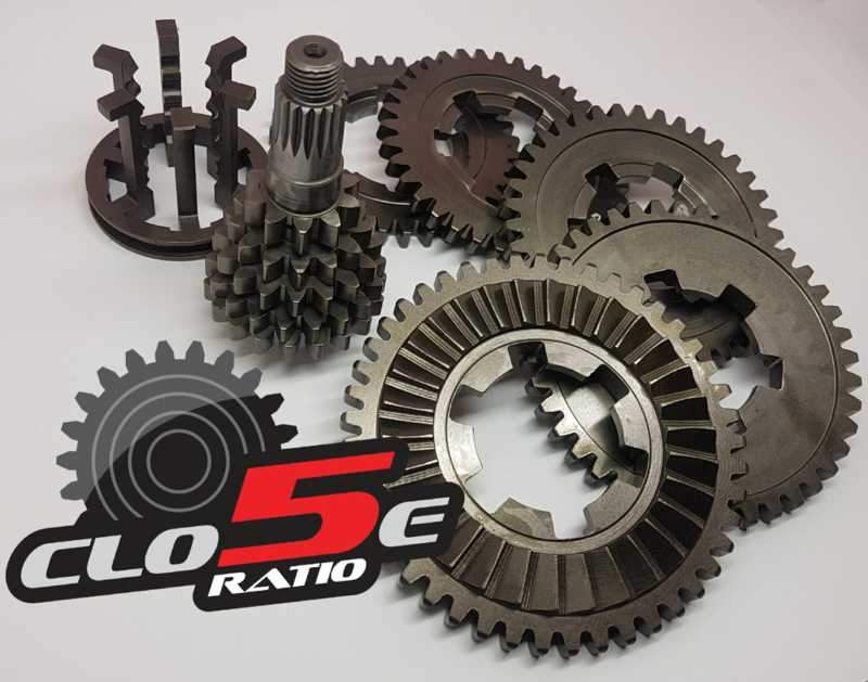 Lambretta - Gearbox - Complete - Close Ratio - AF 5 Speed 'Clo5e' - 35 Tooth 5th Gear