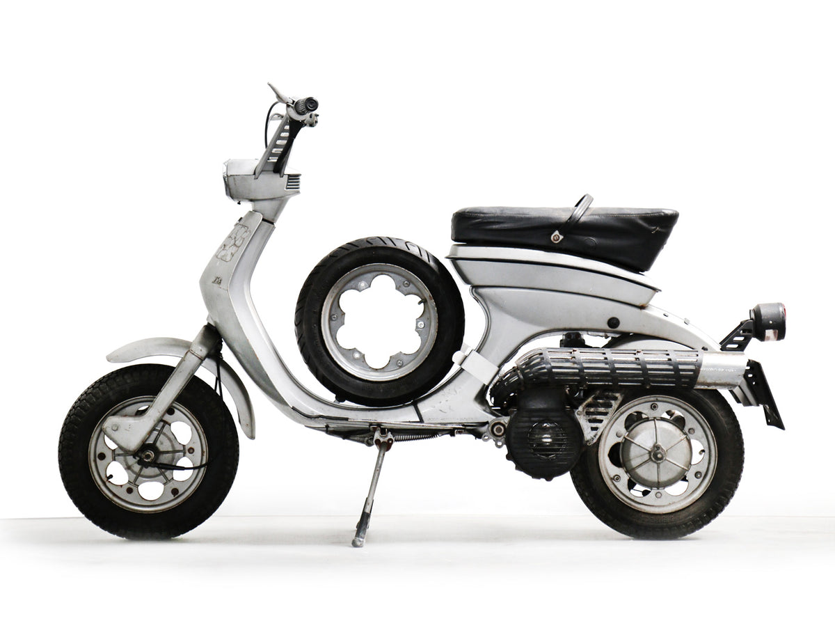 Lambretta Lui Luna Vega Cometa BGM PRO Spare Wheel Carrier - Stainless Steel