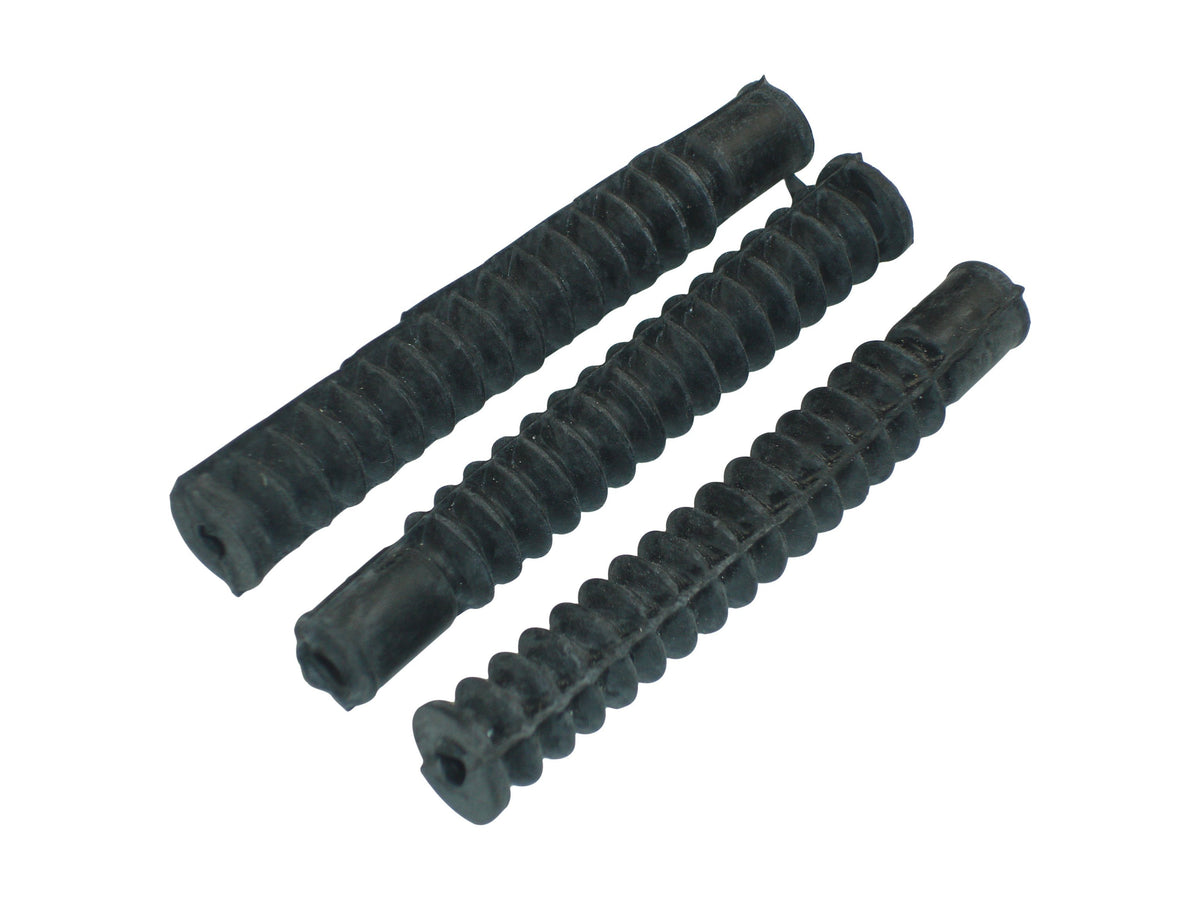 Lambretta - Cable Gaiters - Set Of Three - Black Rubber - Equal Lengths