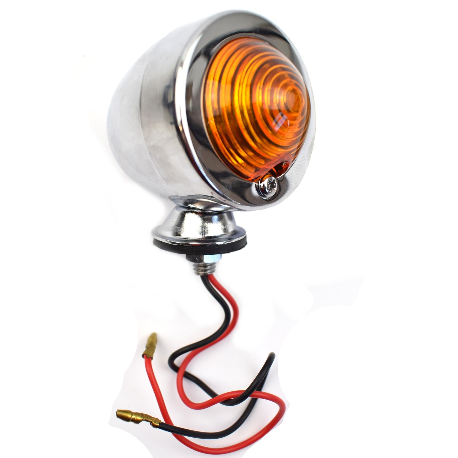 Marker Light Amber Lens Chrome