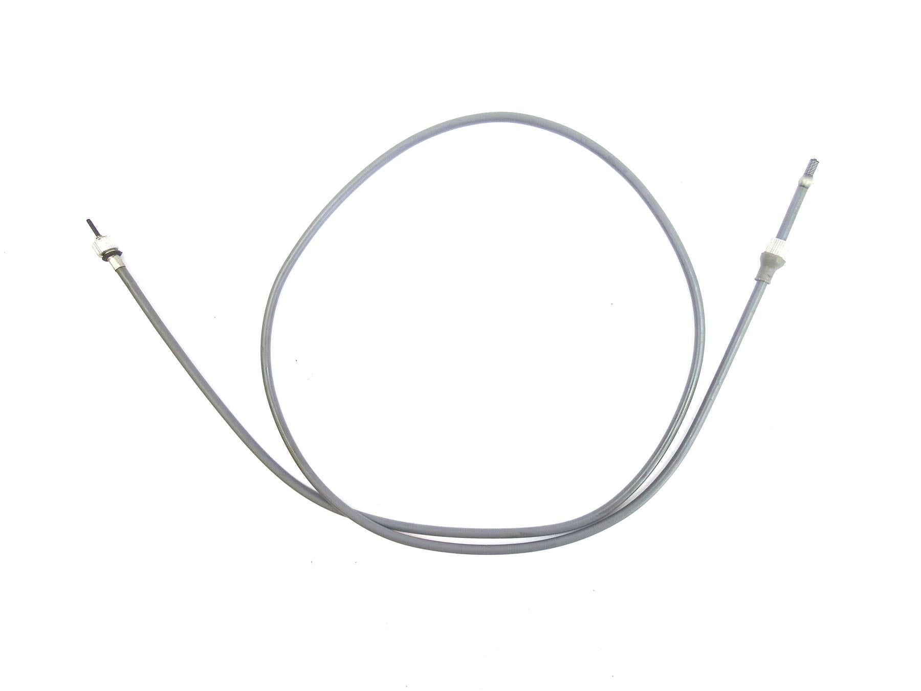 Lambretta Extra Long Speedo Cable Complete - Grey - Italian Fitment