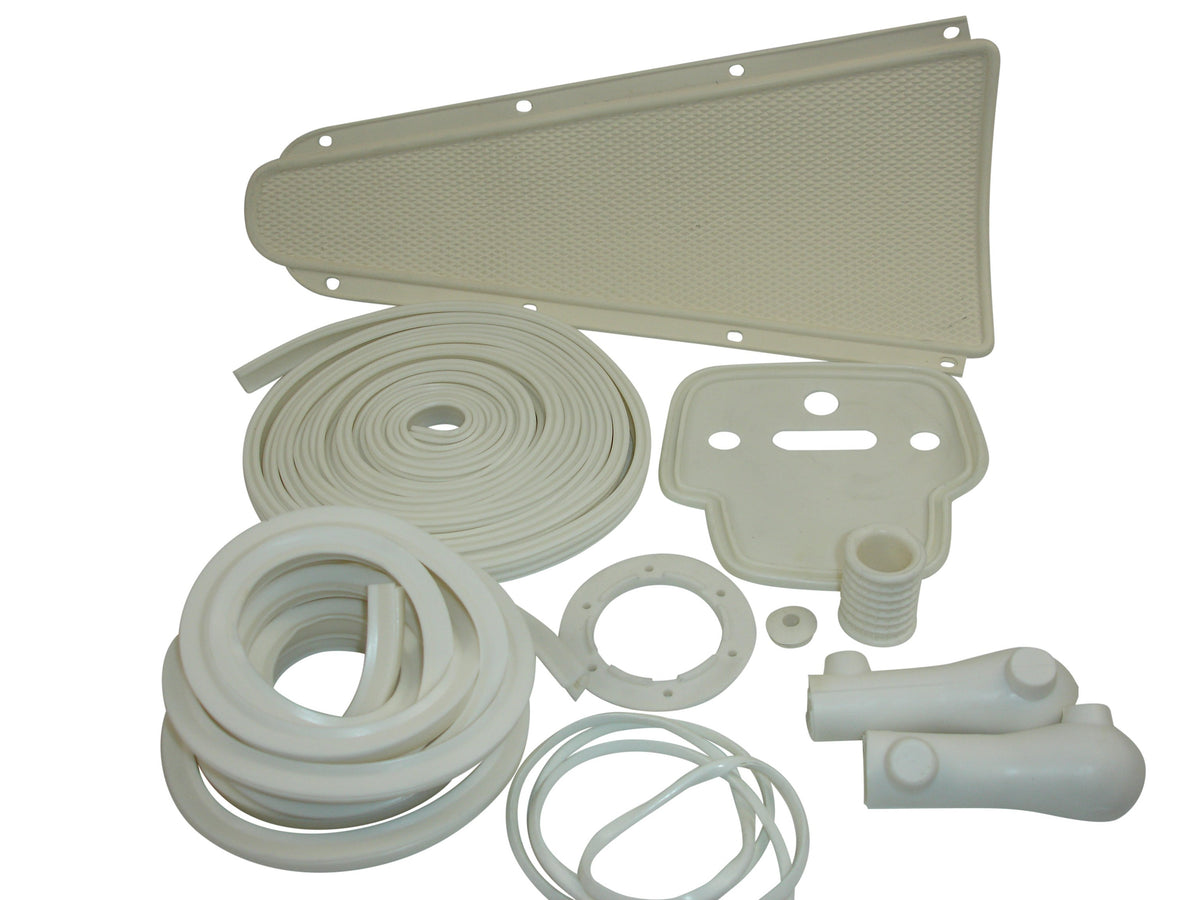 Vespa - Rubber Set - VLB/Sprint/Rally/Super - White