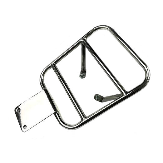 Lambretta - Carrier - Rear Flat Rack - Polished Stainless Steel -Series 3