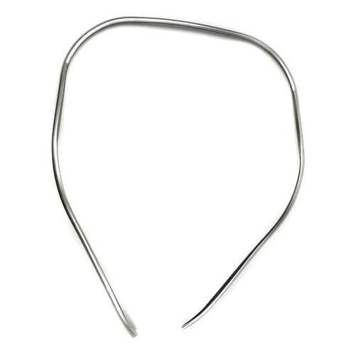 Vespa V50 V90 V100, Primavera ET3 Leg Shield Beading Trim - Silver