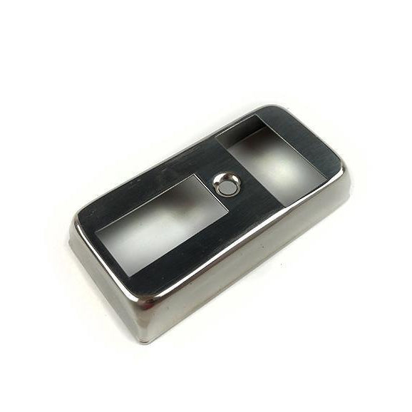 Vespa PX LML Indicator with Flasher Switch Cover - Stainless Steel