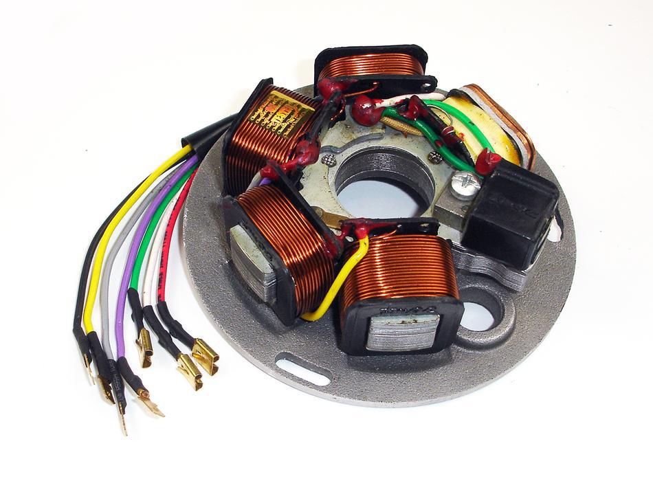 Vespa Stator Plate P200E European DC Battery Type Beedspeed